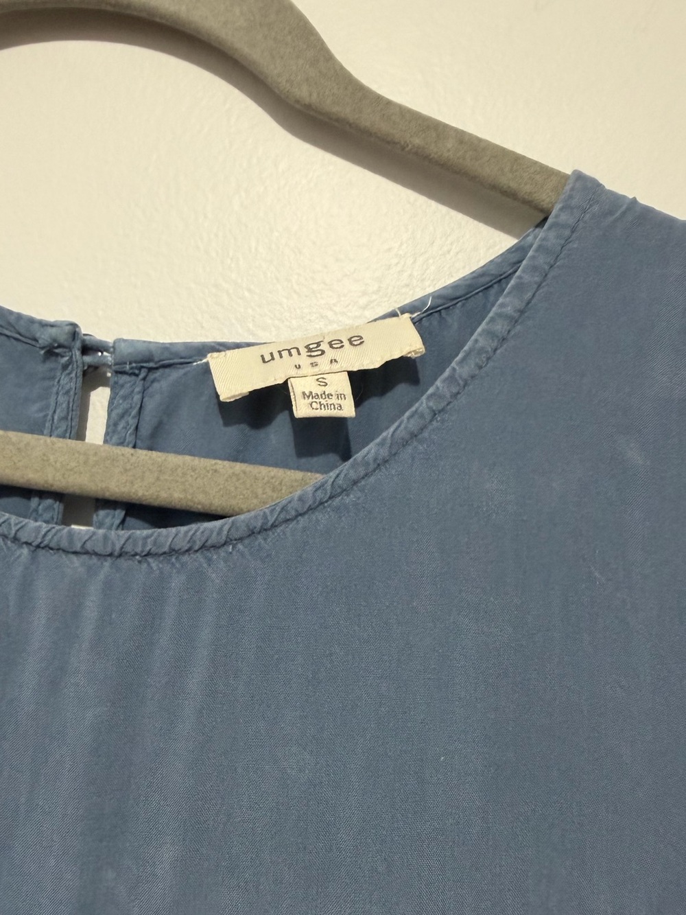 Umgee Soft Blue Ruffle Tunic - Picture 10 of 10